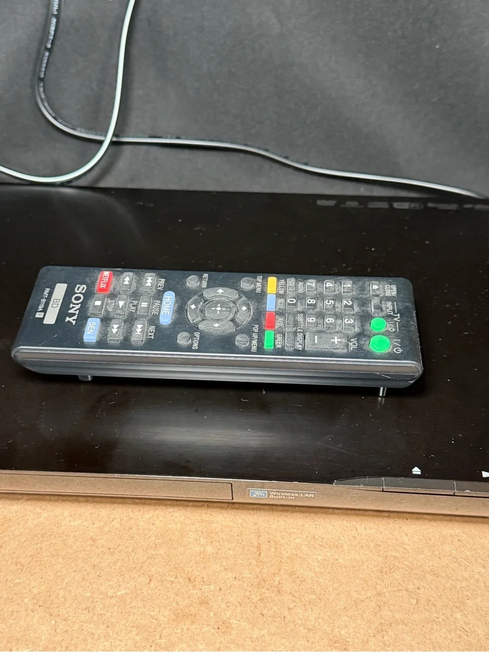 Sony BDP-S390 Blu-Ray Player WiFi  W/ OEM Remote + HDMI Cable Not Fully Tested